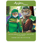 Aujou by Rawz Chicken & Chicken Liver Recipe for Cats